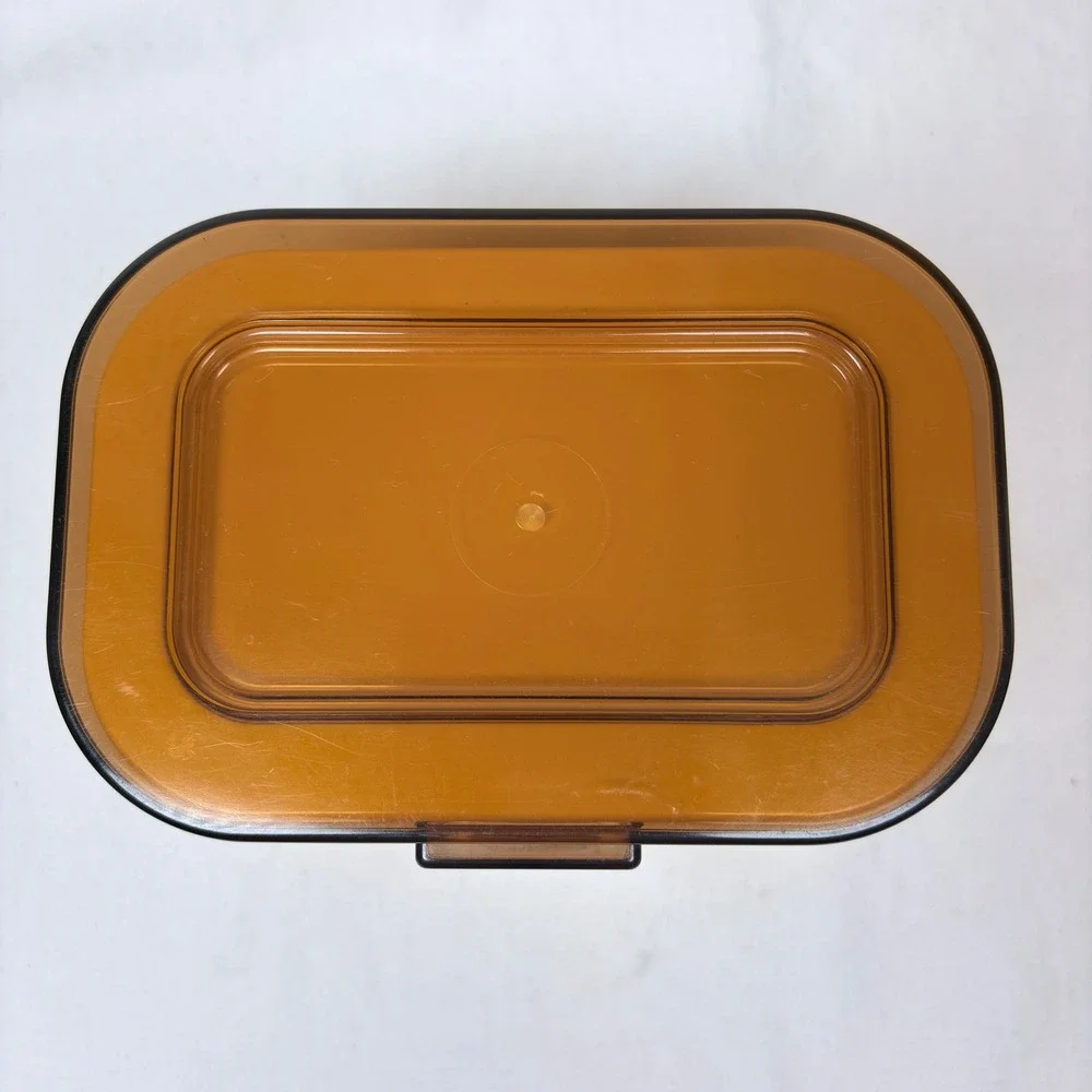 Terraillon Export 4000 Kitchen Scale Vintage Yellow Amber MCM Made in France